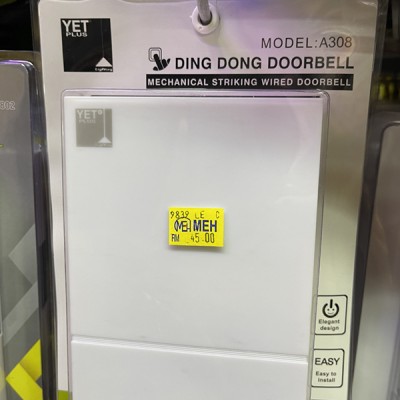 YETPLUS Ding Dong Door Bell A308 